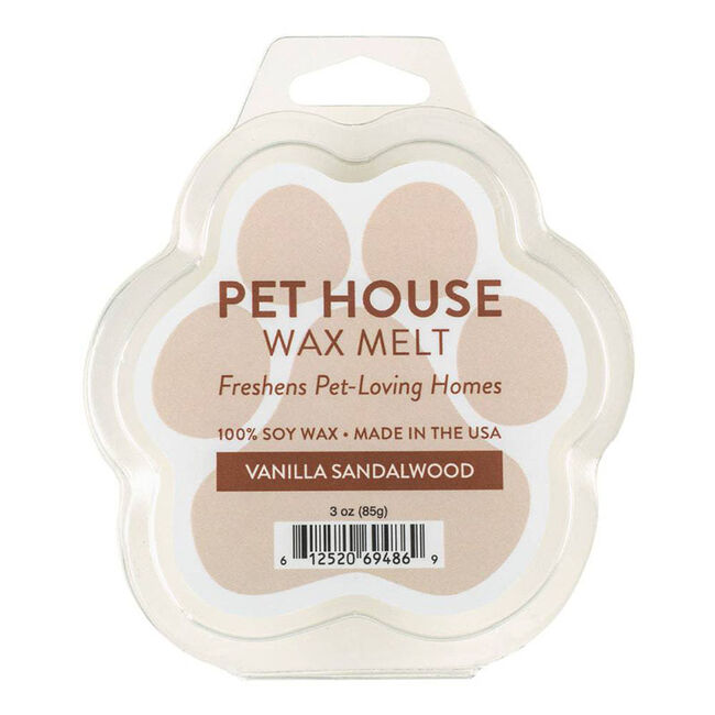 Pet House Candle Vanilla Sandwalwood Wax Melt image number null