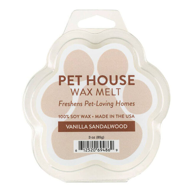 Pet House Candle Vanilla Sandwalwood Wax Melt image number null