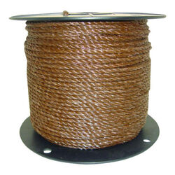 Field Guardian 1/4" x 656' Polyrope - Brown