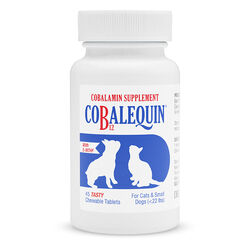 Nutramax Cobalequin B12 Supplement for Cats and Small Dogs - 45 Chewable Tablets