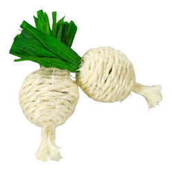 Nibbles Turnip Twins Chew Toy for Small Animals