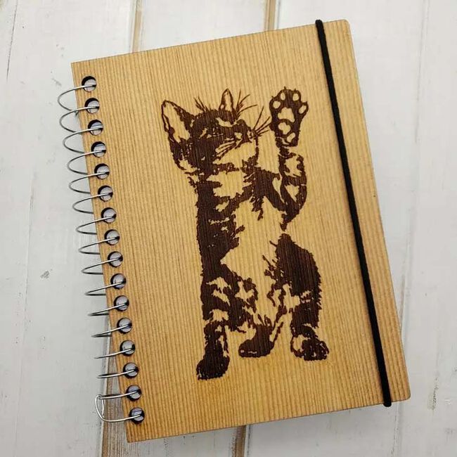 Genesis 3D Cute Kitten Pocket Journal image number null