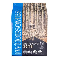 Wholesomes Dog Food - High Energy Recipe with Chicken Protein