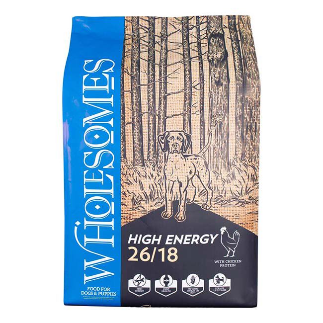 Wholesomes Dog Food - High Energy Recipe with Chicken Protein image number null