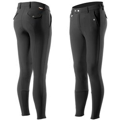 Horze Men's Grand Prix Silicone Knee Patch Breech