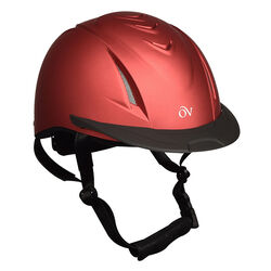 Ovation Kids' Metallic Schooler Helmet - Red