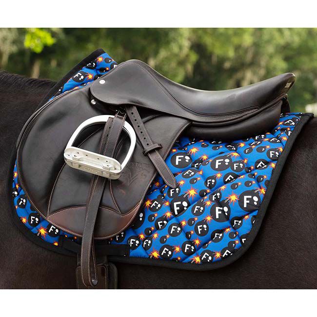 Dreamers & Schemers All Purpose Saddle Pad - F Bomb image number null