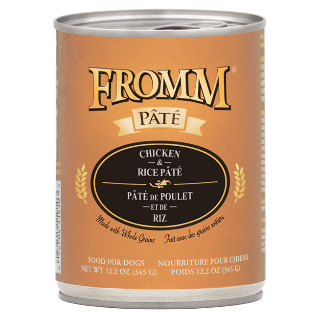 Fromm Chicken & Rice Pate Canned Dog Food image number null