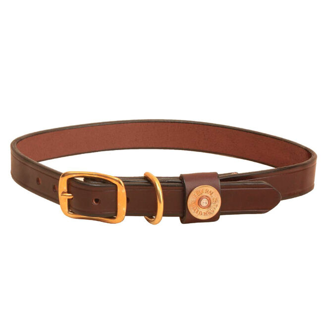 Tory Leather Shot Shell Dog Collar image number null