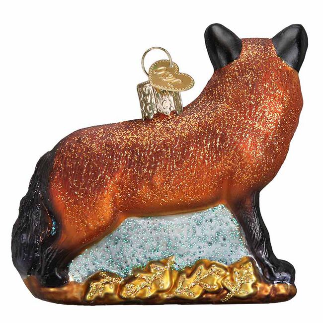 Old World Christmas Red Fox Ornament image number null
