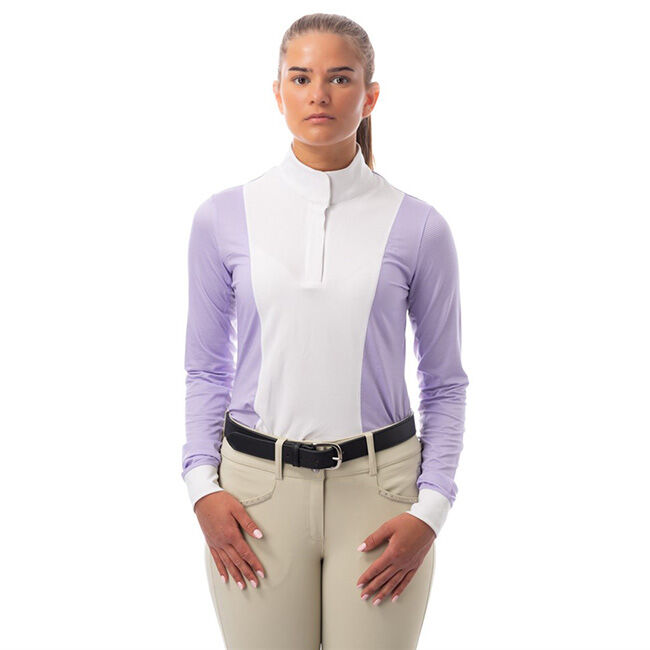 Equinavia Women's Martha Long Sleeve Show Shirt - Lavender image number null