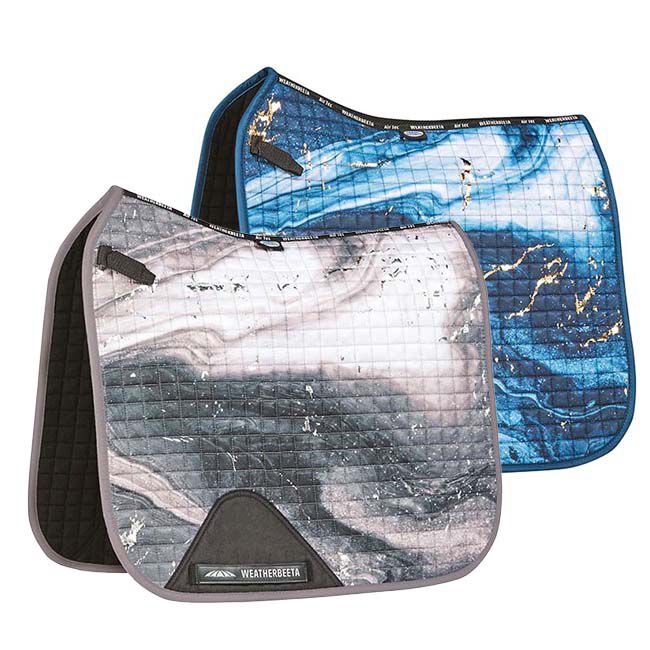 WeatherBeeta Prime Marble Shimmer Dressage Saddle Pad image number null