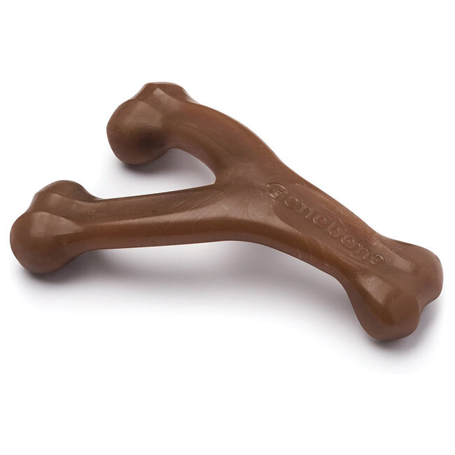 Benebone Peanut Butter Flavored Wishbone Dog Chew image number null