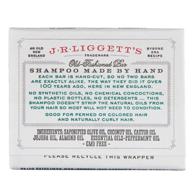 J.R. Liggett's Old Fashioned Shampoo Bar - Jojoba & Peppermint image number null