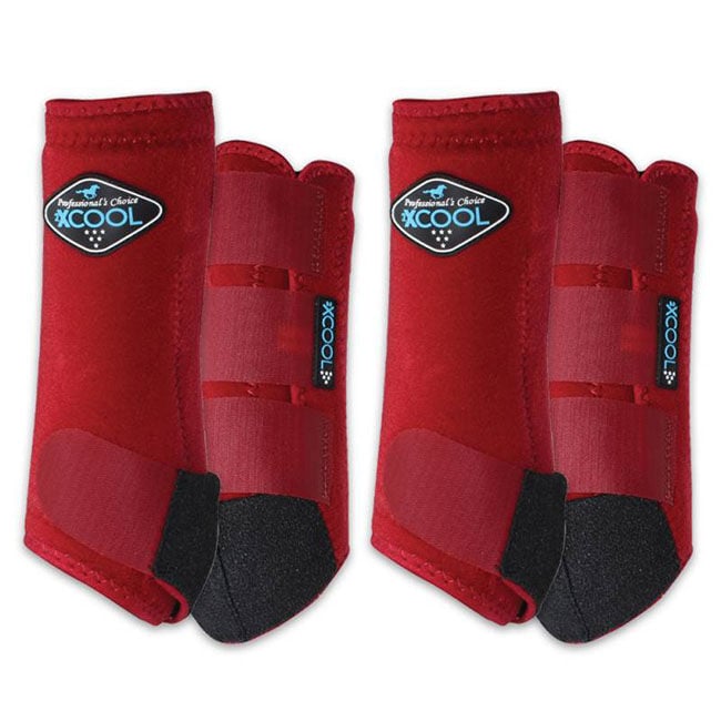 Professional's Choice 2XCool Sports Medicine Boots Value 4 Pack - Crimson image number null