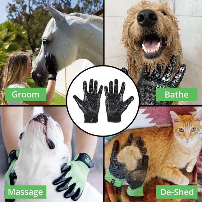 HandsOn Grooming Glove image number null