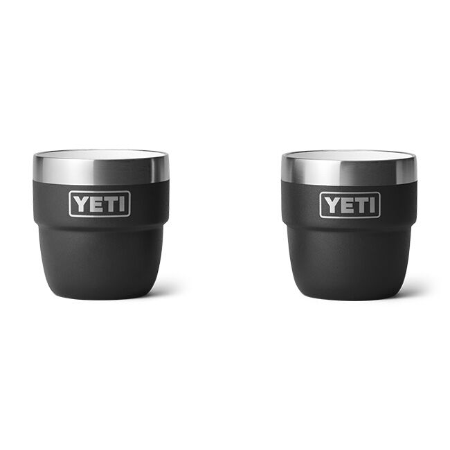 YETI Rambler 4 oz Stackable Cups - 2-Pack - Black image number null