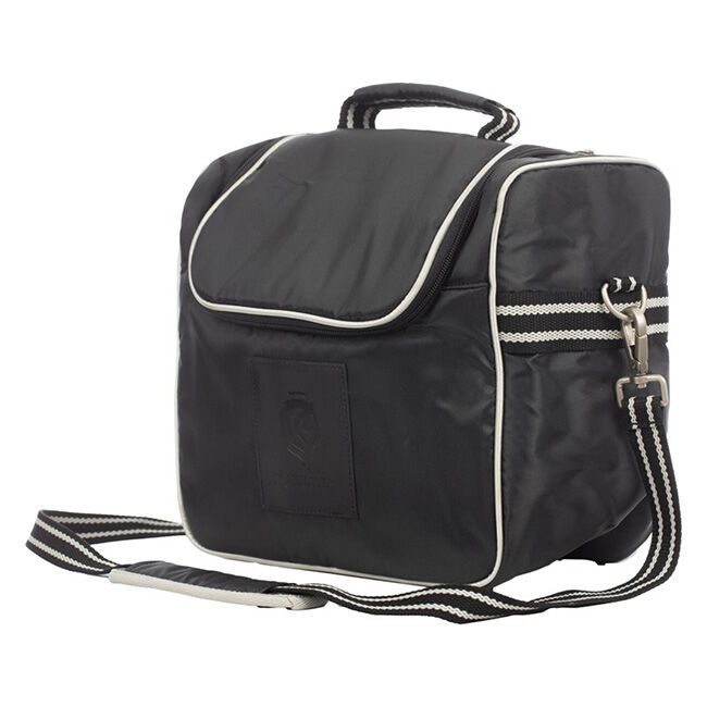 Equinavia Darby Zip Top Grooming Bag - Black/Silver image number null