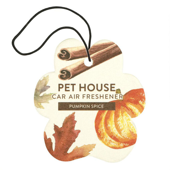 Pet House Candle Pumpkin Spice Car Air Freshener image number null