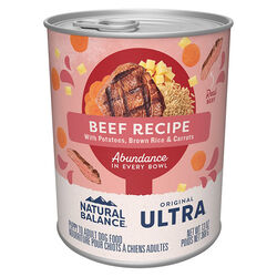 Natural Balance Ultra Premium Dog Food - Beef Formula - 13 oz