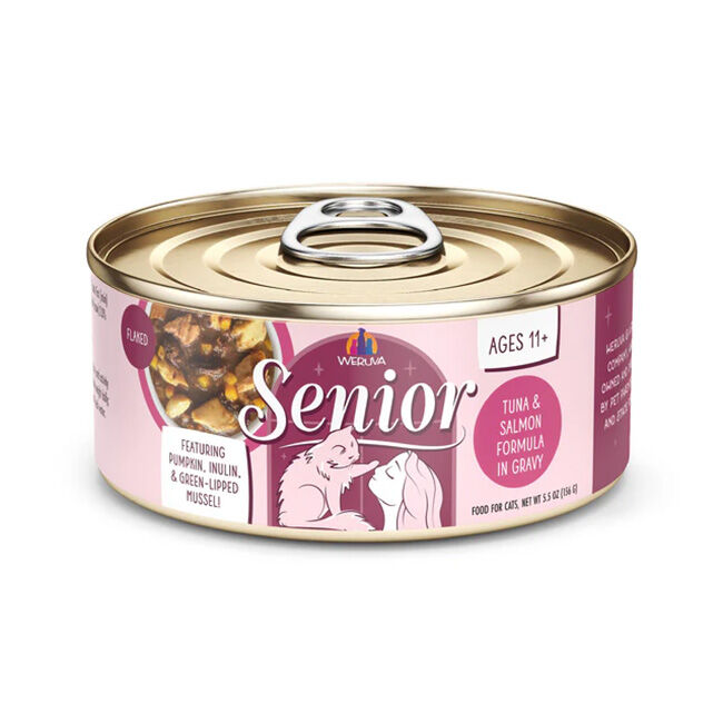 Weruva Senior Cat Food - Tuna & Salmon Formula in a Gravy - 5.5 oz image number null