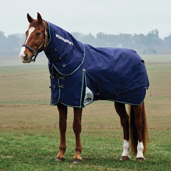 WeatherBeeta ComFiTec Plus Dynamic Turnout Detach-A-Neck (360 g) - Navy/Forest Green image number null