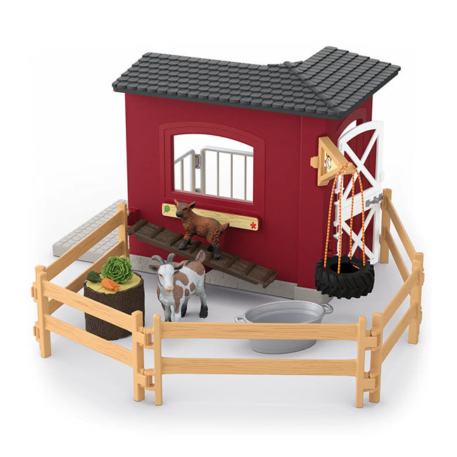 Schleich Goat Stable image number null