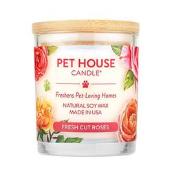 Pet House Candle Jar - Fresh Cut Roses