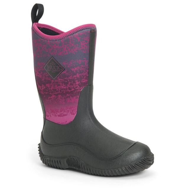 Muck Boot Company Kids' Hale Boot - Black/Magenta image number null