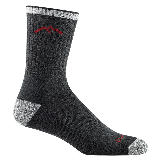 Darn Tough Men's Hiker Micro Crew Midweight Hiking Sock - Black image number null