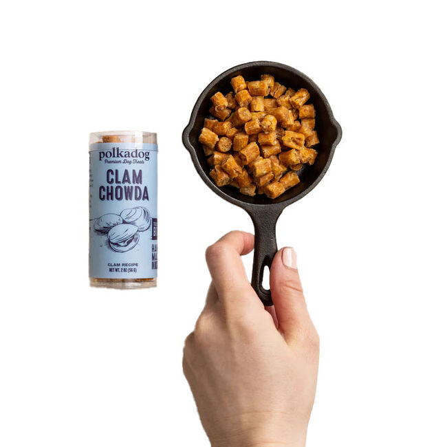 Polkadog Clam Chowda - Crunchy Sticks for Dogs and Cats image number null
