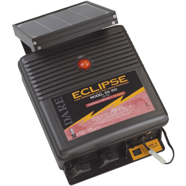 Dare DS 100 Eclipse Series Solar Low Impedence Electric Fence Energizer image number null