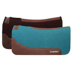 Weaver Synergy Contoured SteamPressed 100% Merino Wool Felt Performance Saddle Pad