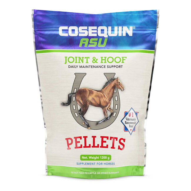 Nutramax Laboratories Cosequin ASU Joint & Hoof Pellets Joint Health Supplement for Horses - Pellets with Glucosamine, Chondroitin, MSM & Biotin image number null