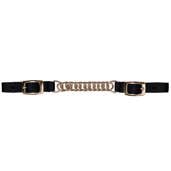 Weaver Bridle Leather Rounded Curb Strap Rich Brown image number null