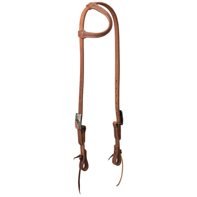 Weaver Equine ProTack Sliding Ear Headstall with Designer Hardware image number null