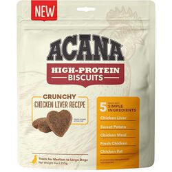 ACANA High-Protein Grain-Free Dog Treat Biscuits - Chicken Liver