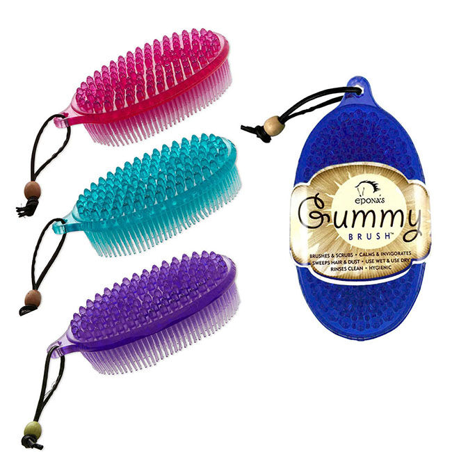 Epona Gummy Scrubby Brush - Assorted Colors image number null