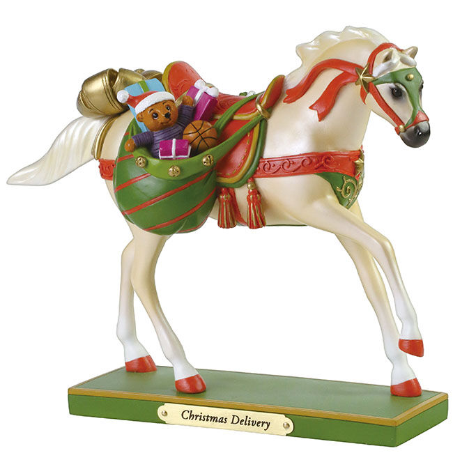 Trail of Painted Ponies Figurine - Christmas Delivery image number null