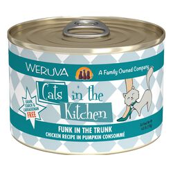 Weruva Cats in the Kitchen Funk in the Trunk Chicken Recipe with Pumpkin Consomme