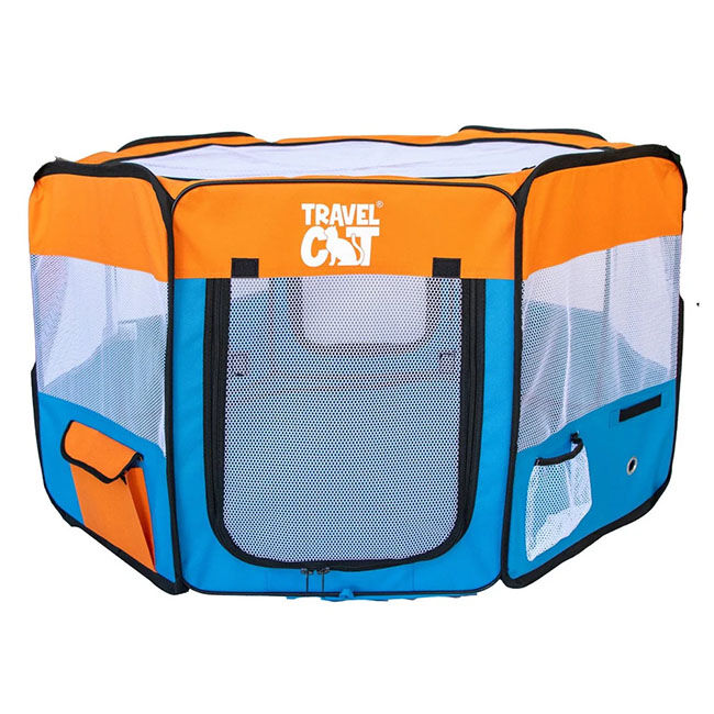 Travel Cat "Feline Fun House" Portable Cat Play Tent image number null