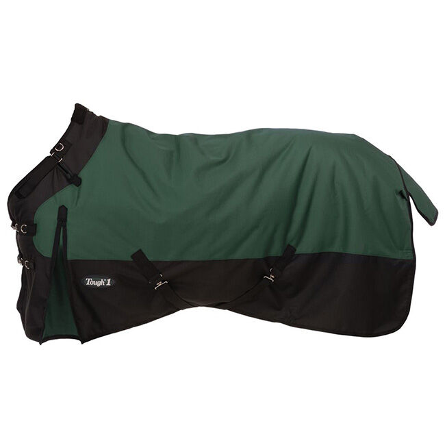 Tough1 1200D Turnout Blanket with Snuggit (300g Fill) - Hunter Green image number null