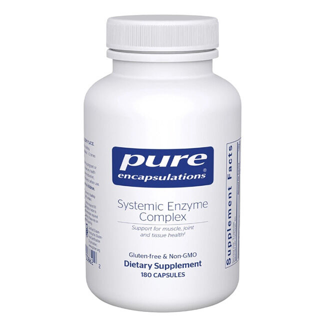 Pure Encapsulations Systemic Enzyme Complex - 180 Capsules image number null