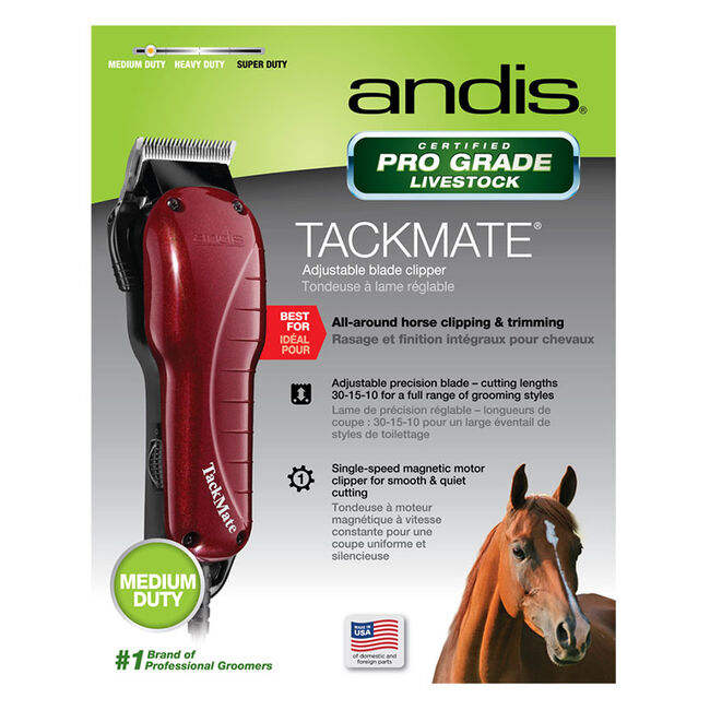 Andis Tackmate Adjustable Blade Equine Clipper image number null