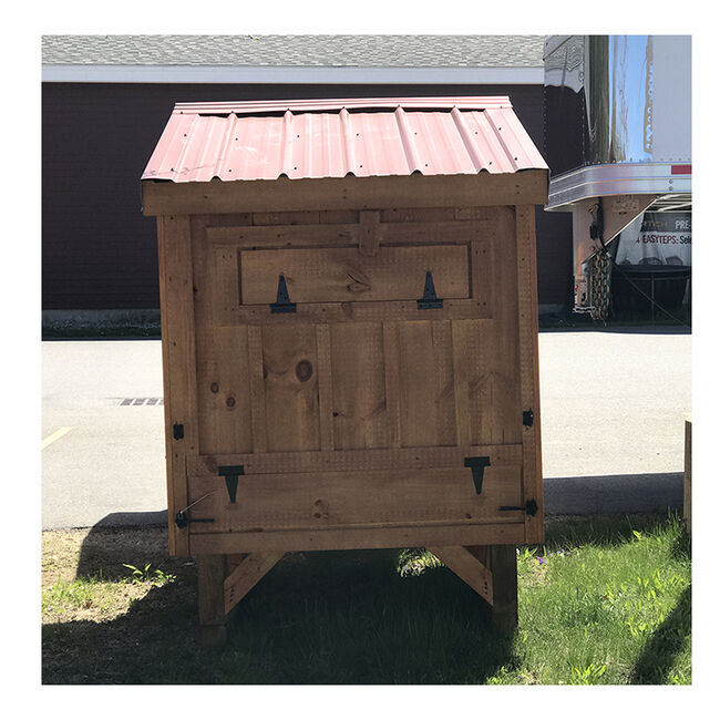 Amish Built Chicken Coops 5' x 4' Chicken Coop with Red Roof image number null
