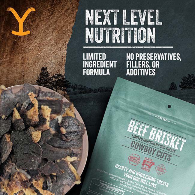 Yellowstone Dutton Ranch Dog Treat Co - Beef Brisket image number null