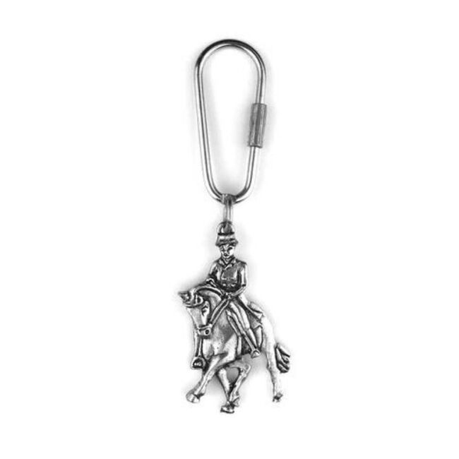 Loriece Dressage Horse Keychain image number null