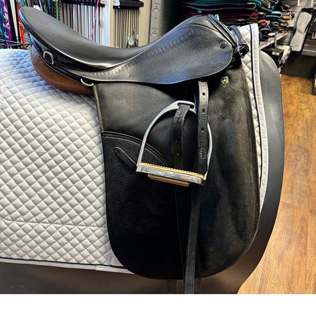 Used Stubben Tristan Dressage Saddle - 17" image number null