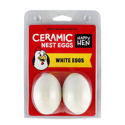 Happy Hen Ceramic Nest Eggs - 2-Pack