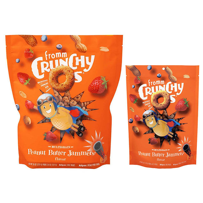 Fromm Crunchy O's Dog Treats - Peanut Butter Jammers image number null